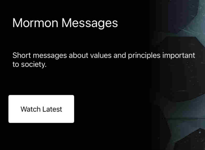 Mormon Messages.